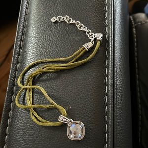 Brighton Crystal cord necklace.